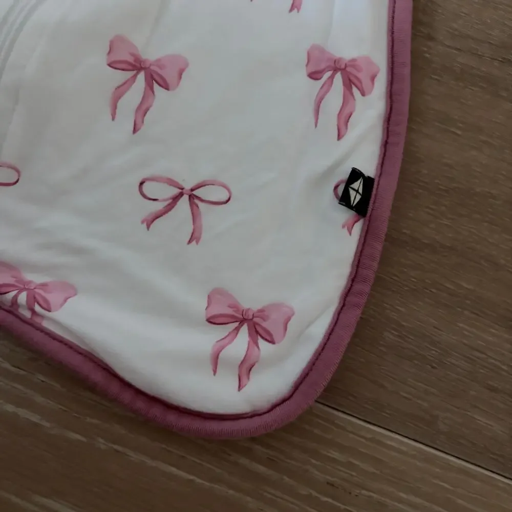 Kyte Baby Cloud 0.5 TOG Swaddle Bag White Pink Bows Newborn NB NEW